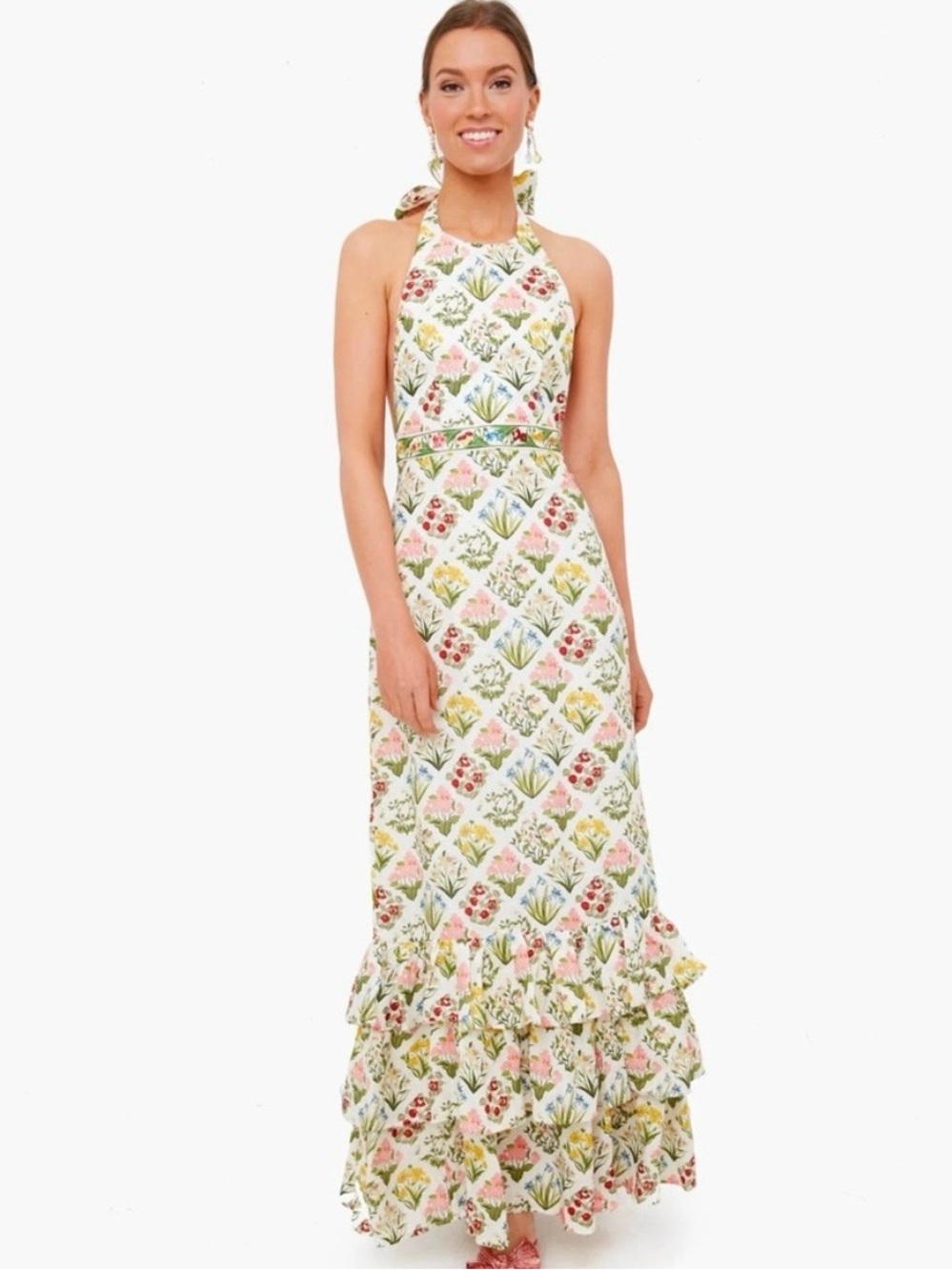 NWT Agua by Agua Bendita Magnolia Magdalena Amancer Maxi Dress  - Size Medium
